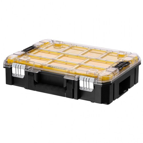STANLEY FATMAX FMST82967-1 sortimentskasse – metal/PC, 10 rum, sort/gennemsigtig/gul
