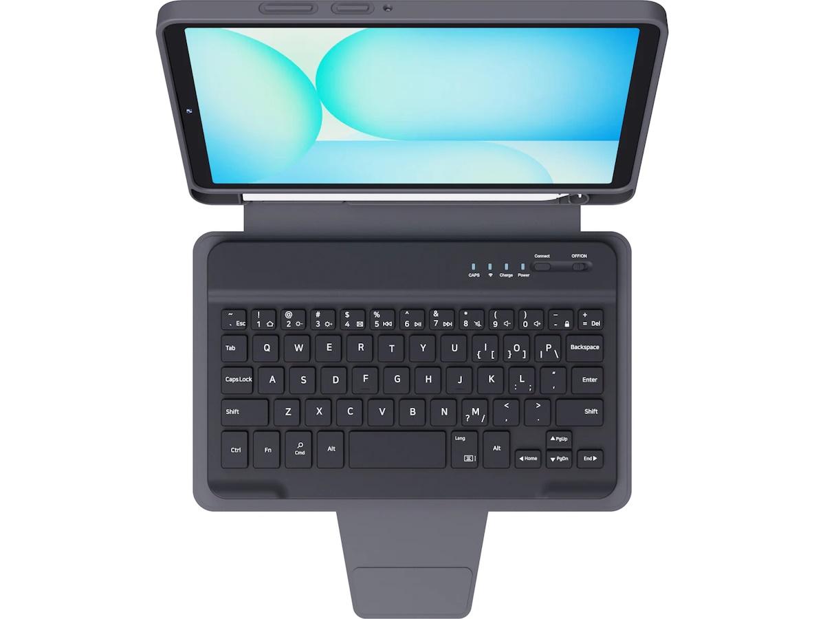 Samsung Galaxy Tab A11 Keyboard Cover - tastaturfolio med Bluetooth, nordisk - Sort