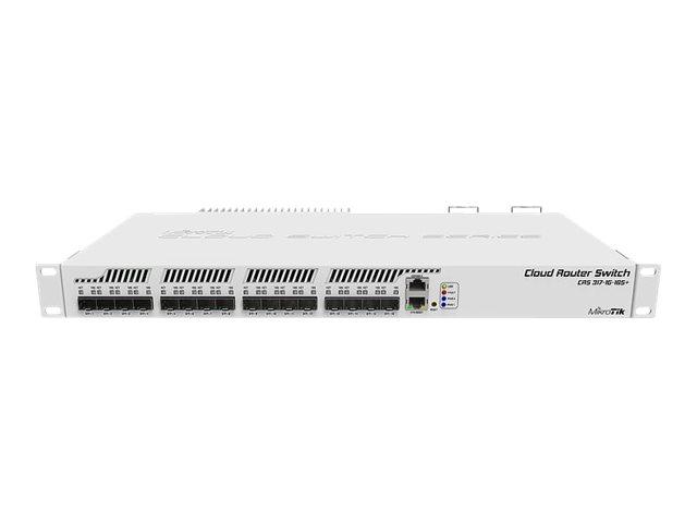 MikroTik CRS317-1G-16S+RM Cloud Router Switch – 16 x SFP+ L3, rackmonteret billede