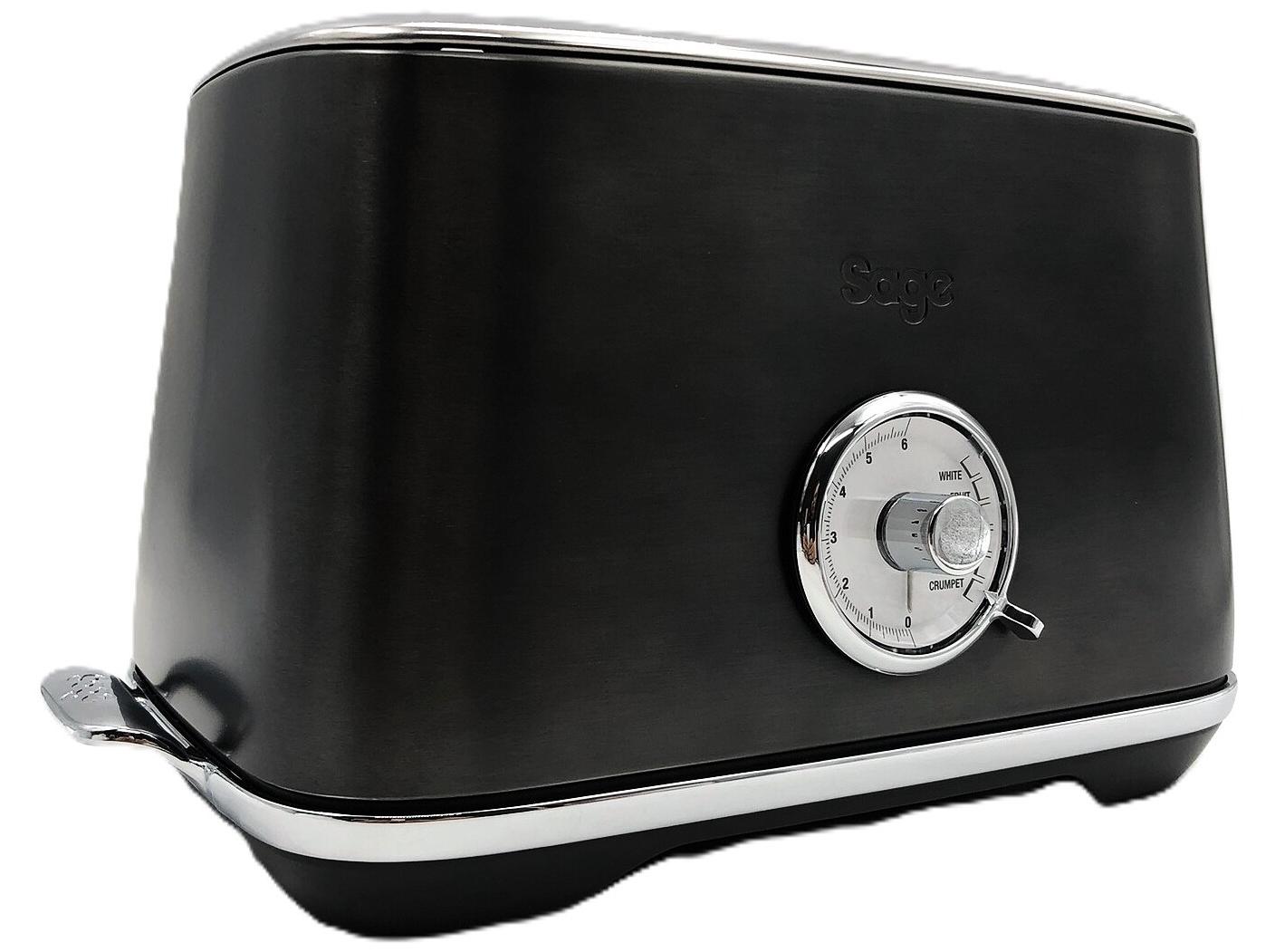 Sage Toast Select Luxe STA735 - brødrister, 2 skiver, sort rustfrit stål billede