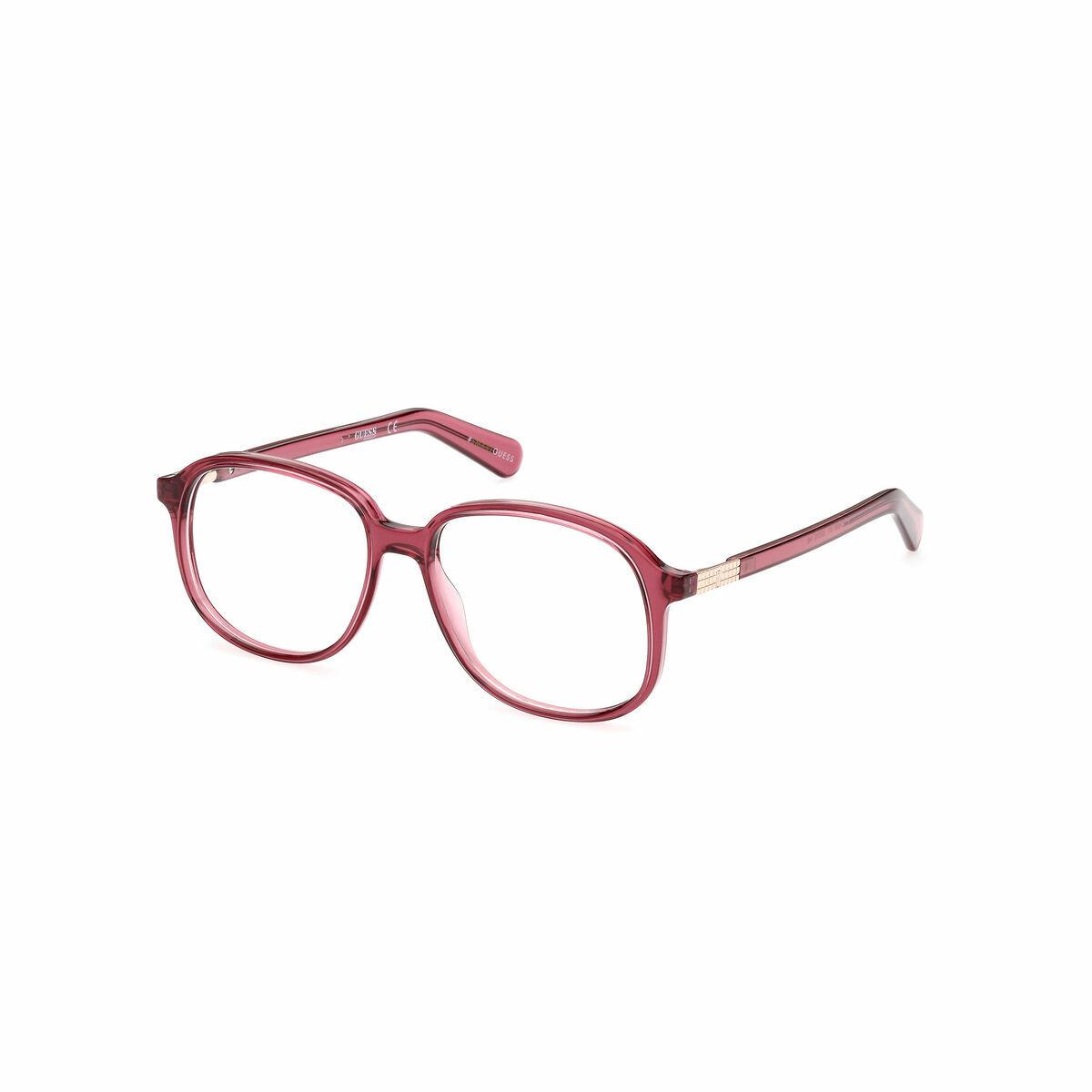 Guess GU8255 53071 brillestel - bordeaux/rød, unisex 53 mm