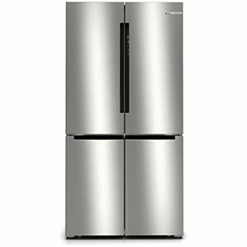 Bosch KFN96VPEA amerikansk køleskab - stål/sort, 183 × 91 cm, 4 døre