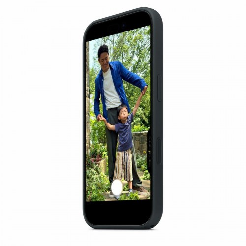 Apple silikonecover til iPhone - sort (MGF14ZM/A)