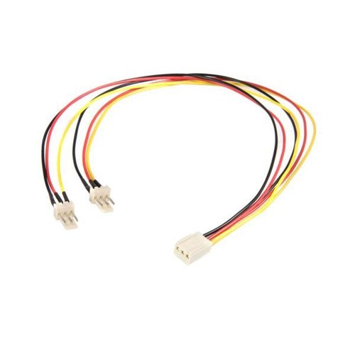 Startech TX3SPLIT12 strømkabel - 3-pin Molex splitter til 2 blæsere, 30 cm