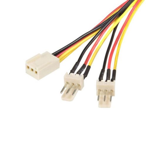 Startech TX3SPLIT12 strømkabel - 3-pin Molex splitter til 2 blæsere, 30 cm