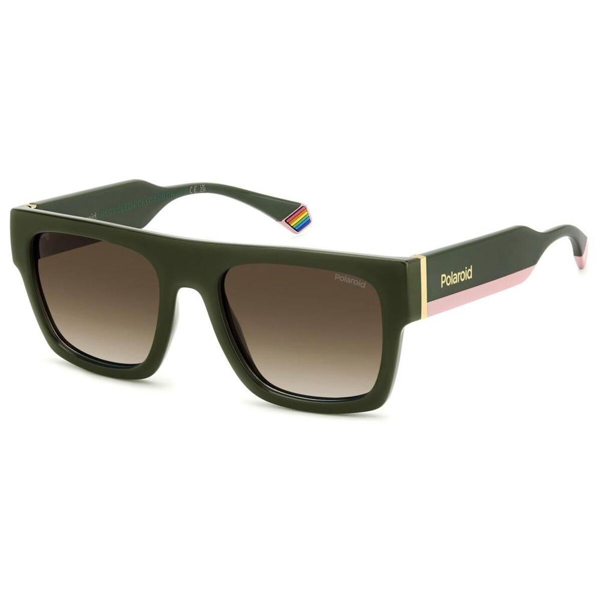 Polaroid PLD 6224_S_X solbriller - grøn, brun glas (54 mm)