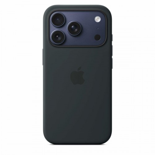 Apple silikonecover til iPhone - MGFK4ZM/A, sort