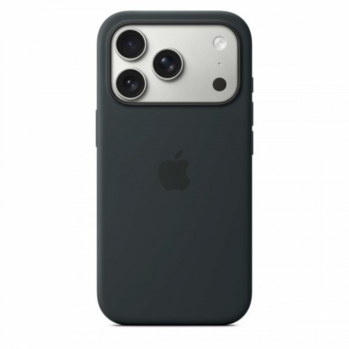 Apple silikonecover til iPhone - MGFK4ZM/A, sort