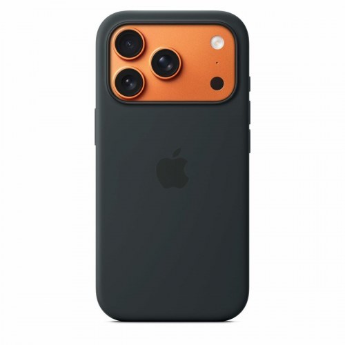 Apple silikonecover til iPhone - MGFK4ZM/A, sort
