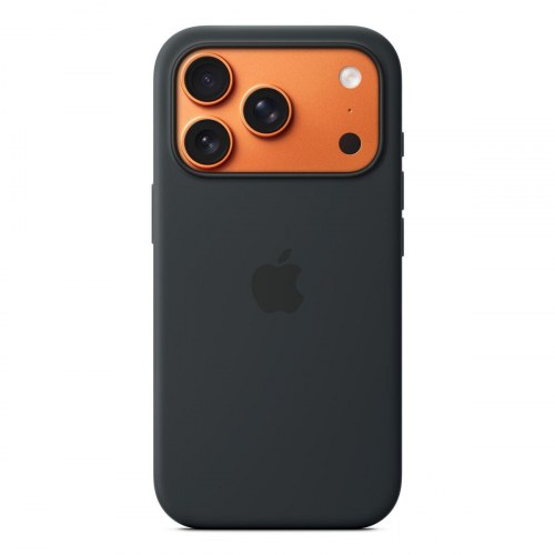 Apple silikonecover til iPhone - MGFK4ZM/A, sort