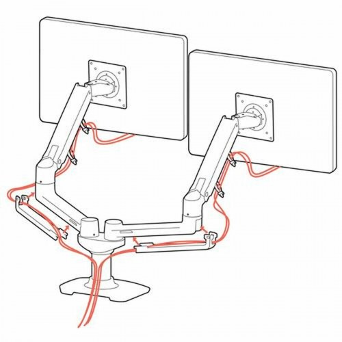 Ergotron 45-245-026 skærmholder til bord - sølv, op til 27"