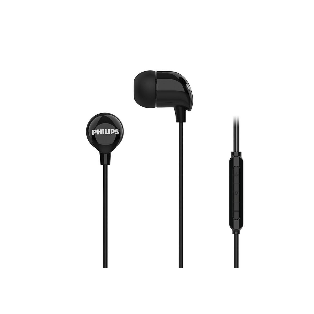Philips TAE2146BK in-ear høretelefoner med mikrofon - Sort billede
