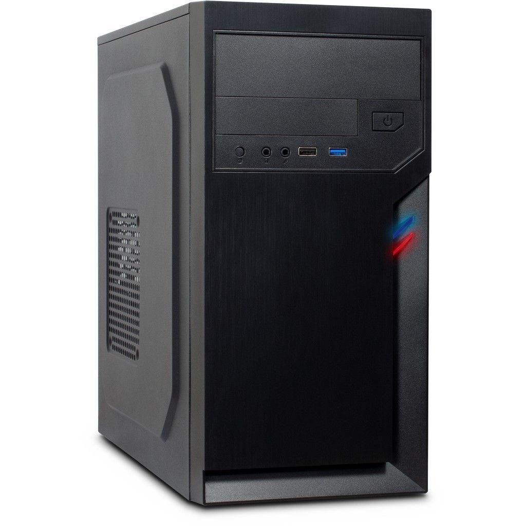 Inter-Tech IT-6502 Romea micro tower – sort pc kabinet billede