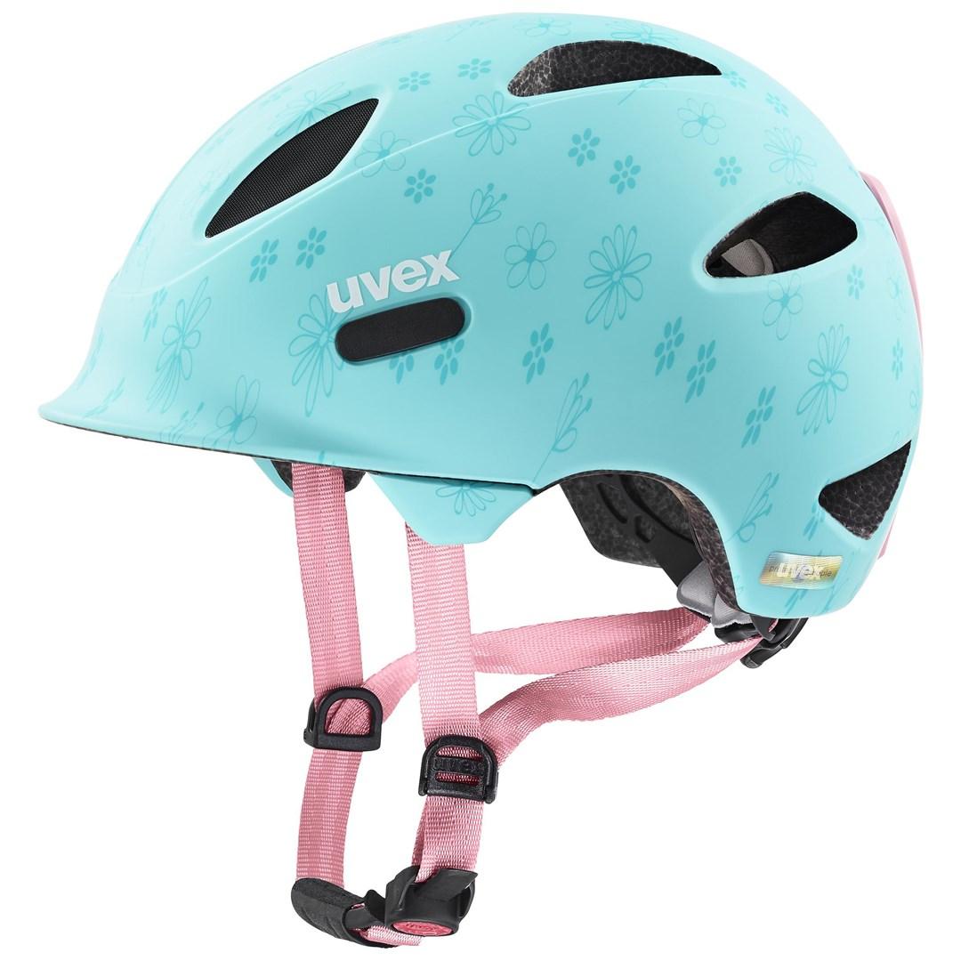 uvex oyo style cykelhjelm til børn - blå/lyserød (50-54 cm) billede