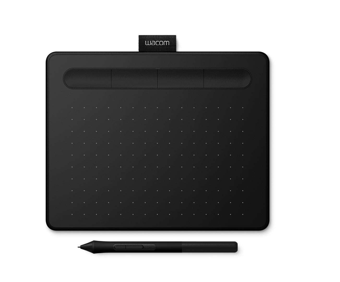Wacom Intuos S tegneplade - Sort, 2540 lpi, 152 × 95 mm, USB billede