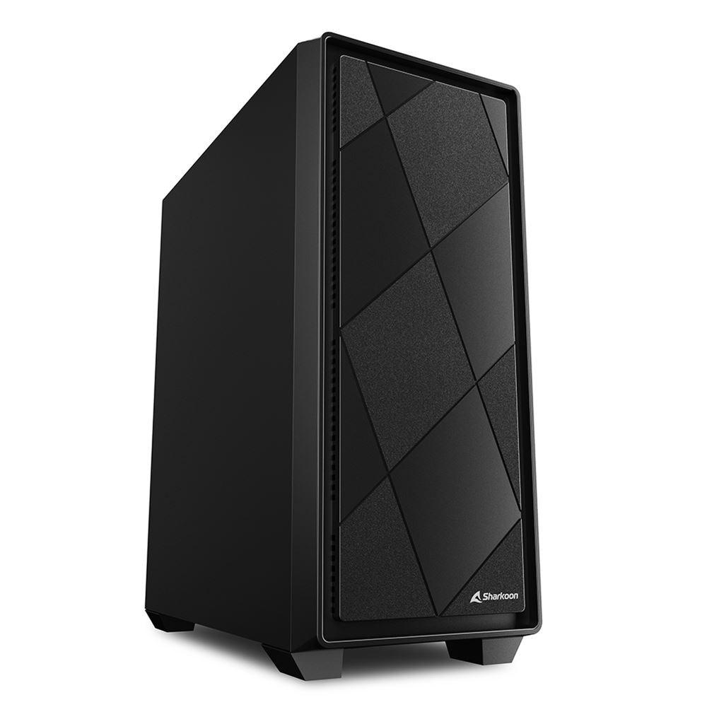 Sharkoon VS8 midi-tower pc-kabinet - sort billede