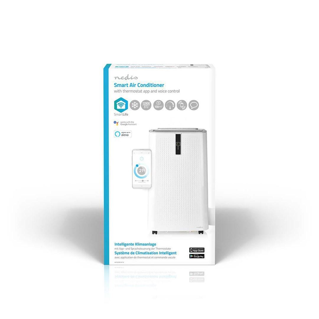 Nedis WIFIACMB1WT12 mobil aircondition 12.000 BTU - hvid billede