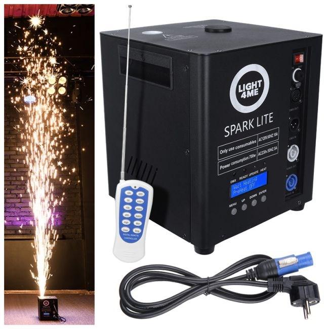 Light4Me Spark Lite - gnistfontæne / kold gnist maskine til fest og scene