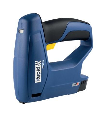 Rapid BTX10 batteridrevet hæftepistol – blå, blød greb