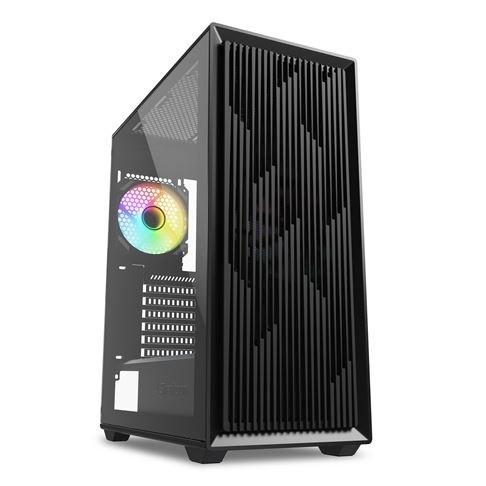 Sharkoon VK2 Full Tower – Sort pc-kabinet med ARGB billede