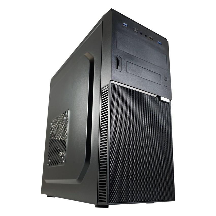 LC-POWER LC-7041B-ON midi tower pc-kabinet - sort billede