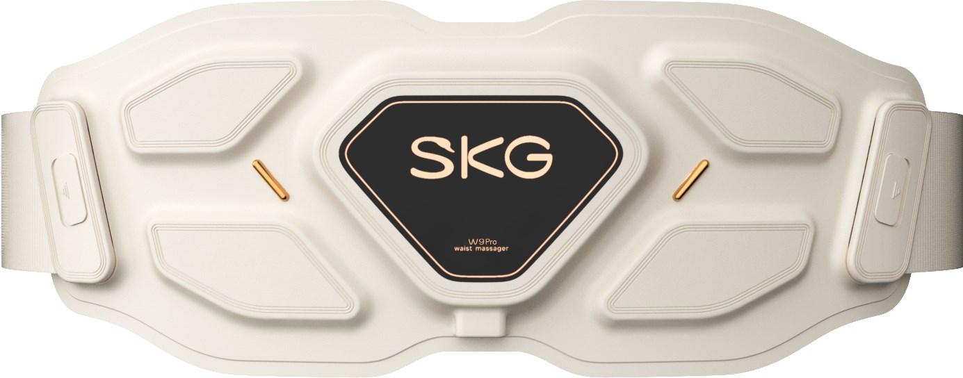 SKG W9 Pro varmemassagebælte - Hvid billede