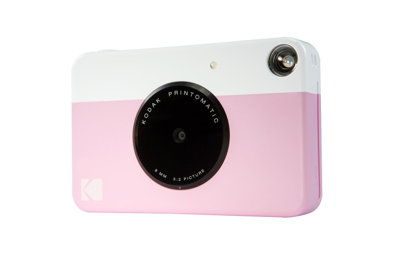 Kodak Printomatic instant-kamera - 50,8 × 76,2 mm, pink/hvid billede