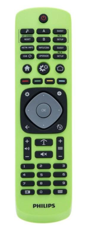 Philips 22AV9574A fjernbetjening til TV - sort/grøn billede