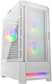 COUGAR Airface Midi Tower kabinet, ARGB – hvid