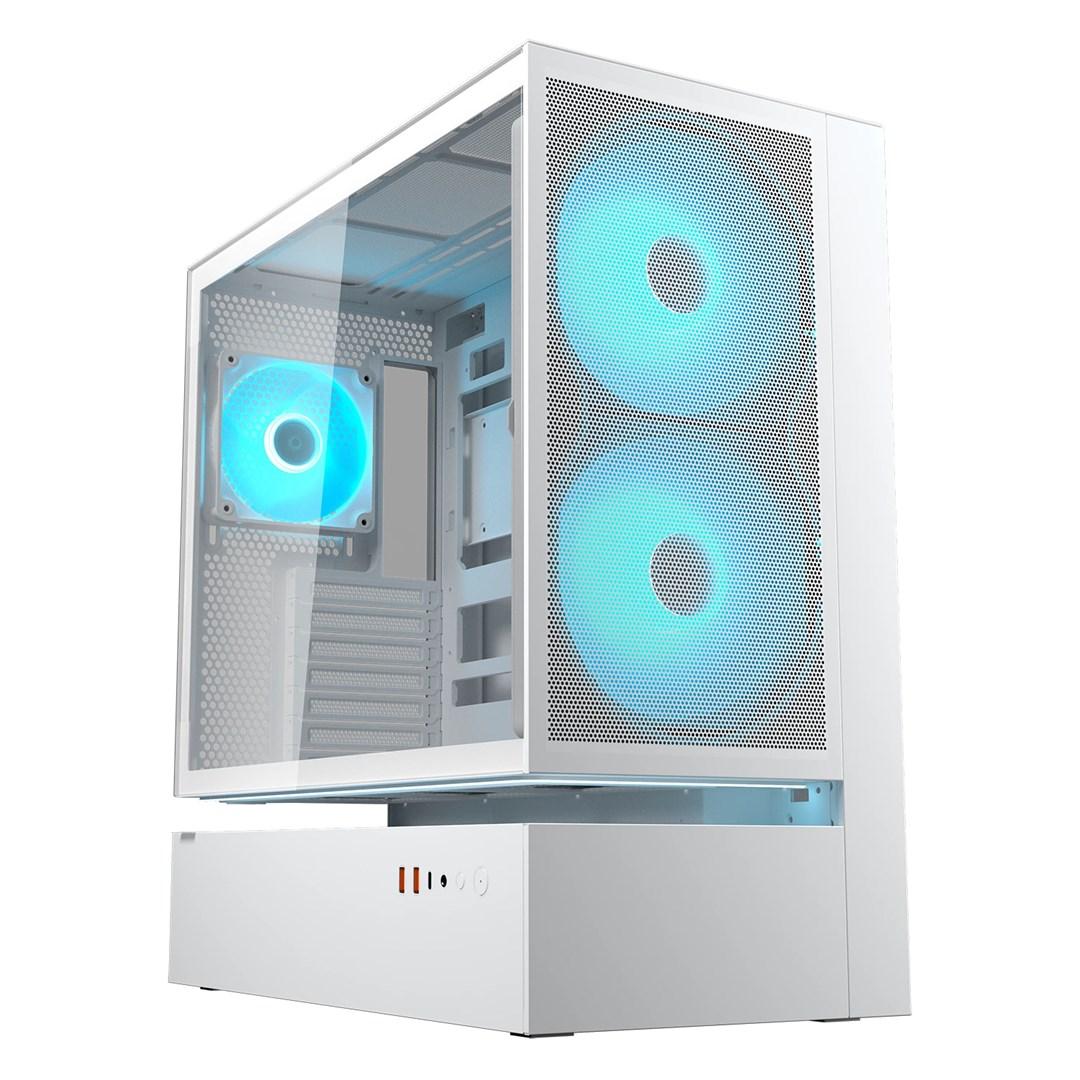 COUGAR CFV235 midi-tower kabinet – hvid, mesh, ARGB