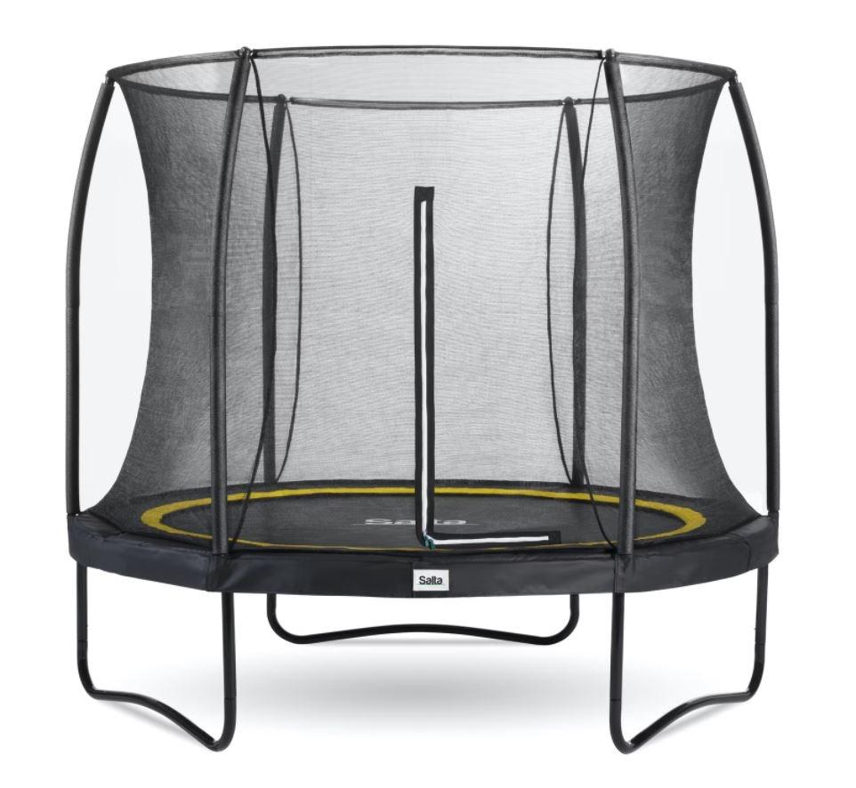 Salta Comfort Edition trampolin 153 cm - sort med sikkerhedsnet