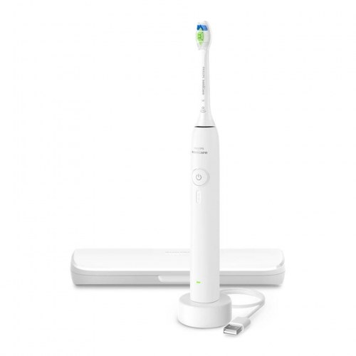 Philips Sonicare 3100 HX4033/21 - genopladelig elektrisk tandbørste (hvid)