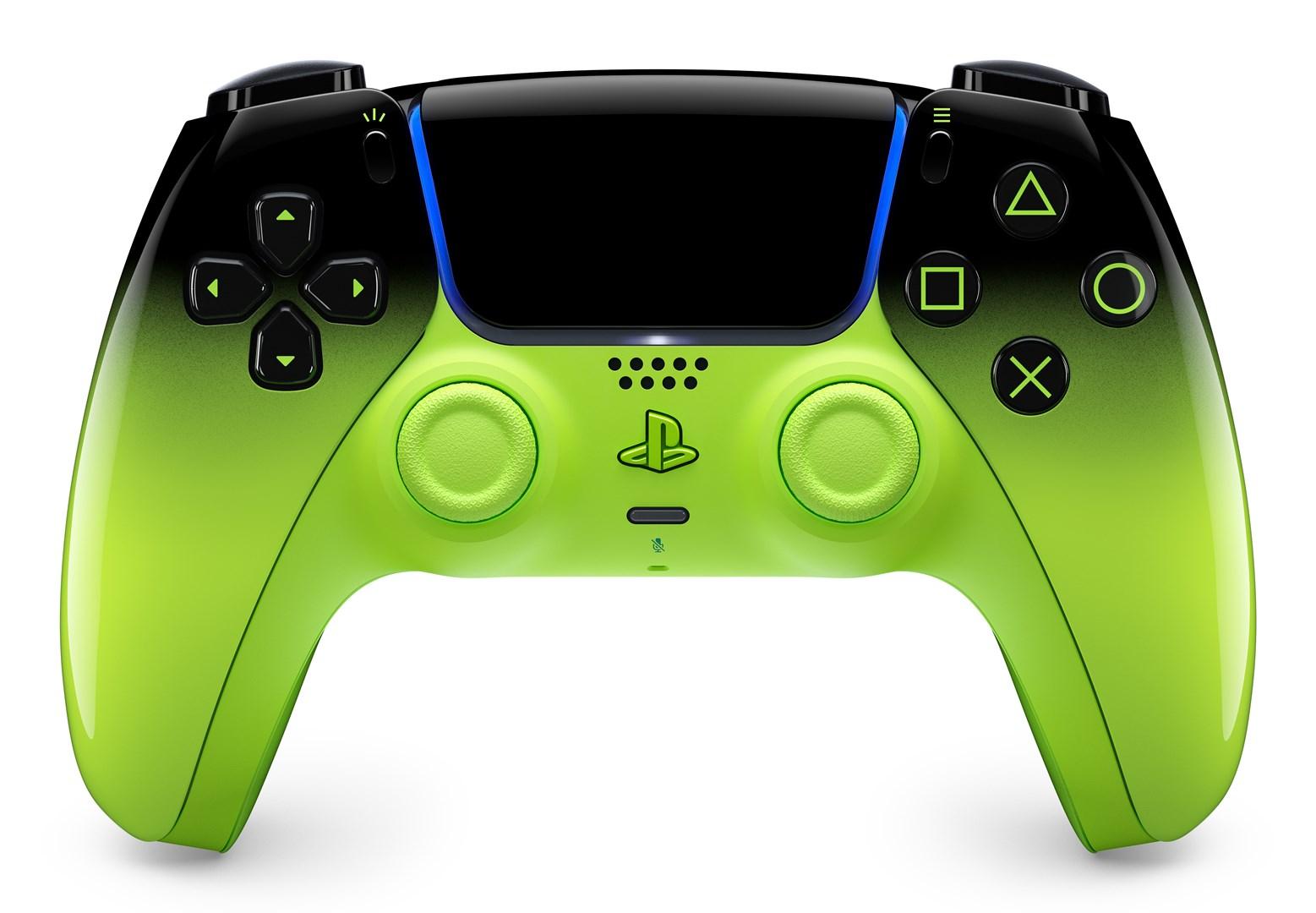 Sony DualSense trådløs controller - Green (Bluetooth/USB) til PS5, PC, Mac, iOS og Android billede