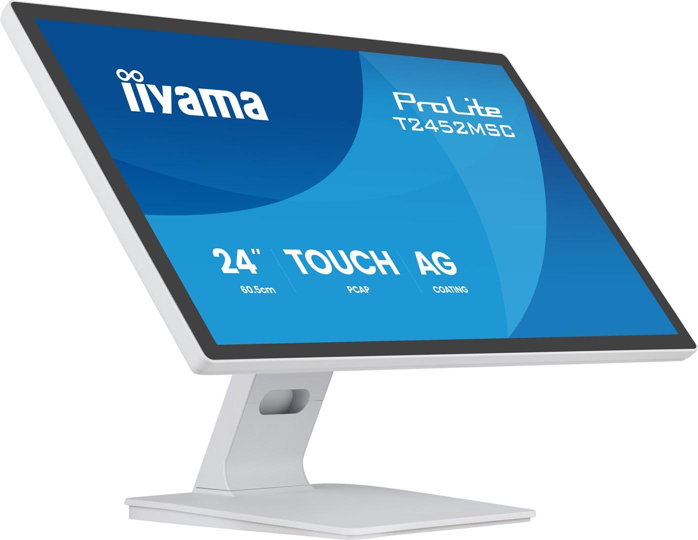 iiyama ProLite T2452MSC-W2AG 24" Full HD touchskærm - hvid billede