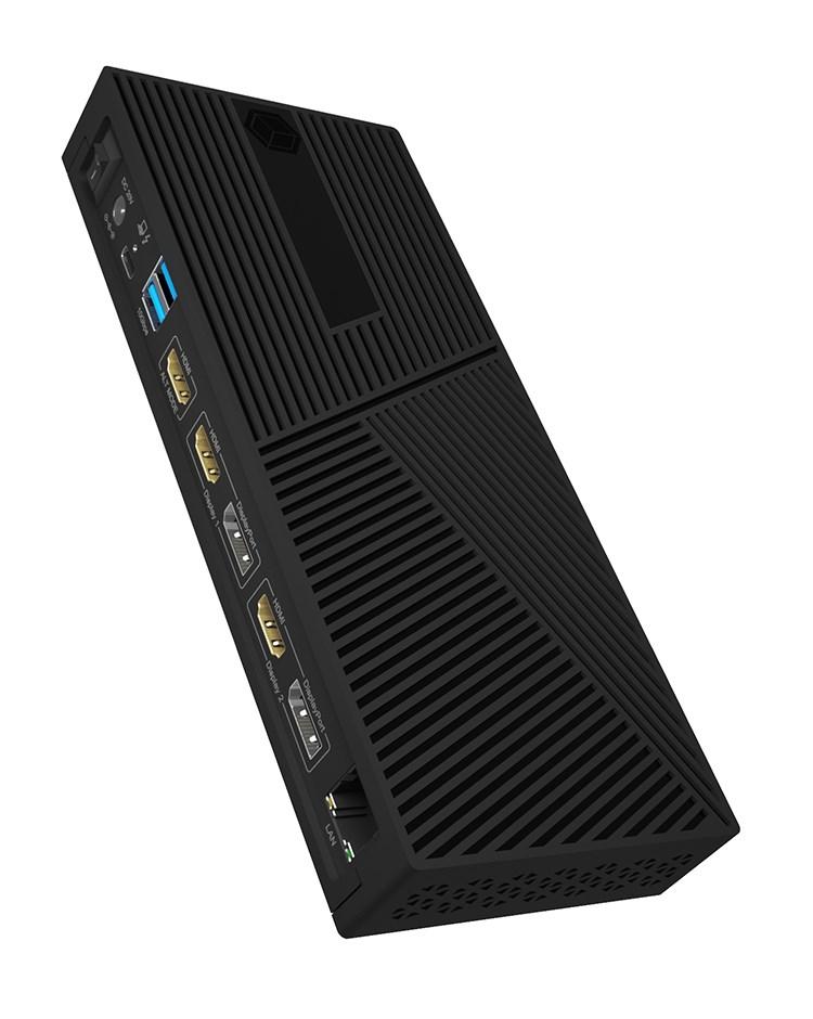 RAIDSONIC ICY BOX 11-i-1 hybrid dockingstation – triple video billede