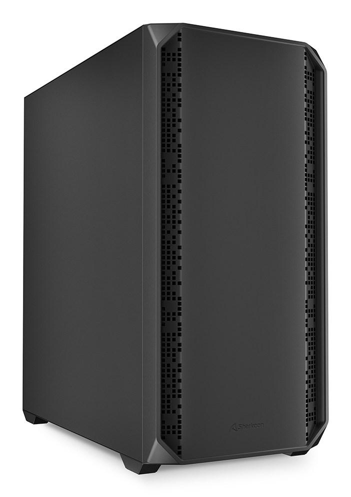 Sharkoon AK2 midi tower – sort PC kabinet
