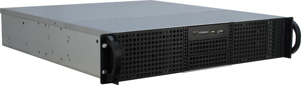Inter-Tech IPC 2U-20248 rack-kabinet - sort, 2U server billede