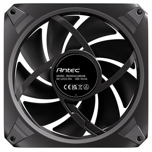 Antec Orbit 120 ARGB kabinetblæser 120 mm – sort