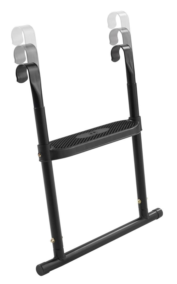 Salta trampolinstige - sort stål, 52 × 50 cm