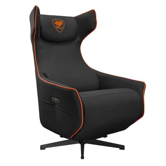 COUGAR Magus gaming-sofa - sort, justerbar ryglæn, 270° drej