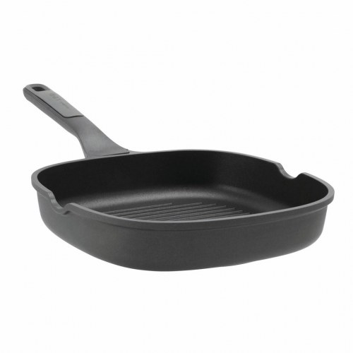 Berghoff Leo Stone+ grillpande, firkantet – sort, 2,1 l