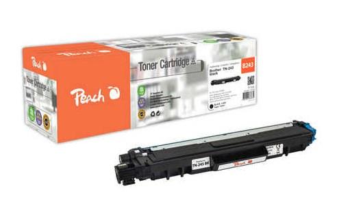 Peach PT1060 tonerpatron - sort, kompatibel med Brother TN-243BK