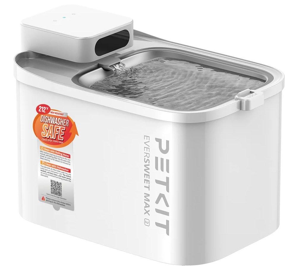 PETKIT Eversweet Max 2 - automatisk vandfontæne til kæledyr, 3 l, hvid (ABS) billede
