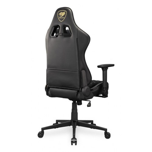 COUGAR Armor One V2 Gold F gamerstol – sort/guld, stof/PVC
