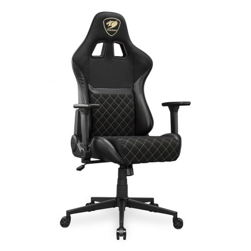 COUGAR Armor One V2 Gold F gamerstol – sort/guld, stof/PVC