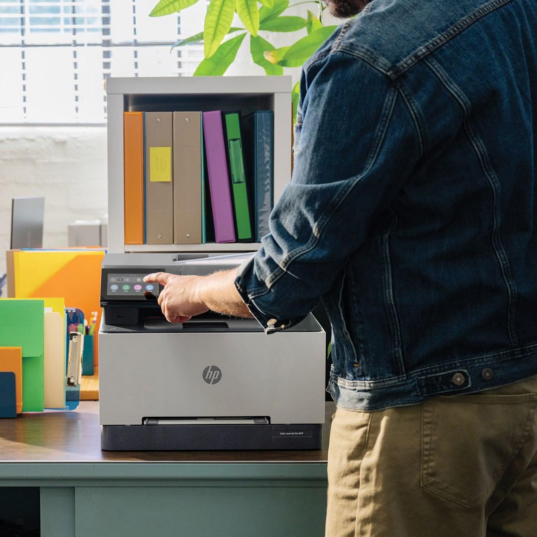 HP LaserJet Pro 3302fdw farvelaser - trÃ¥dlÃ¸s multifunktionsprinter med duplex, kopi og scan
