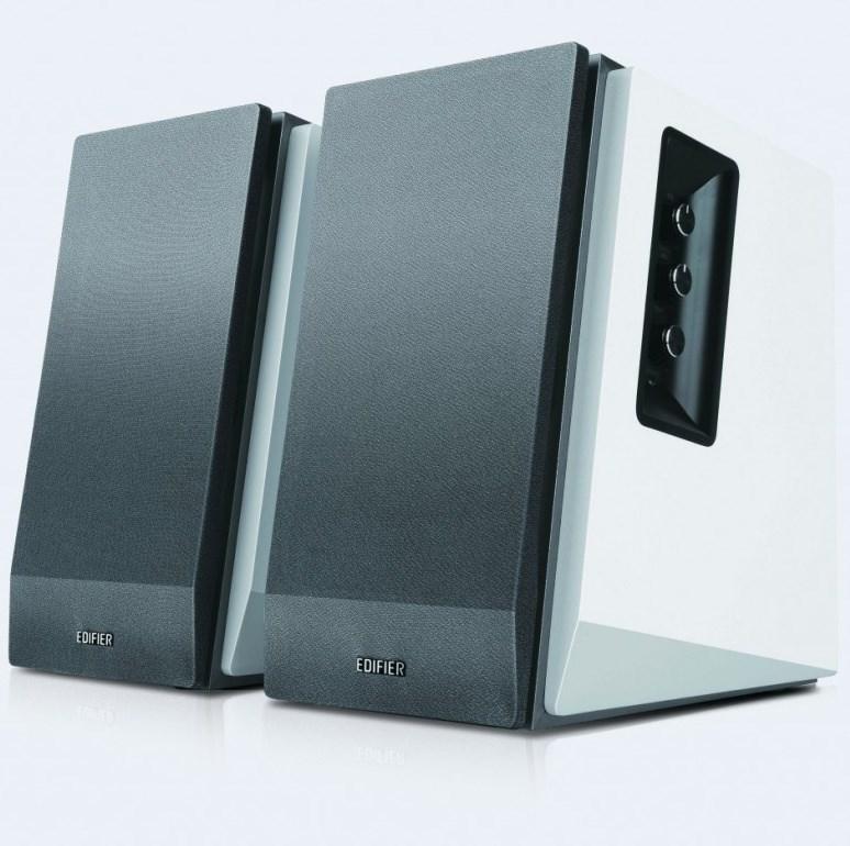 Edifier R1700BT - sølv/hvid Bluetooth bogreolshøjttalere 66 W