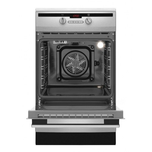 Amica 57IE3.325HTaD(Xx) PIZZA fritstående induktionskomfur – sort/rustfrit stål, 50 cm