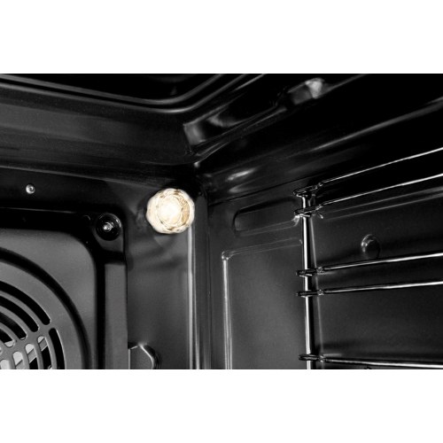 Amica 57IE3.325HTaD(Xx) PIZZA fritstående induktionskomfur – sort/rustfrit stål, 50 cm