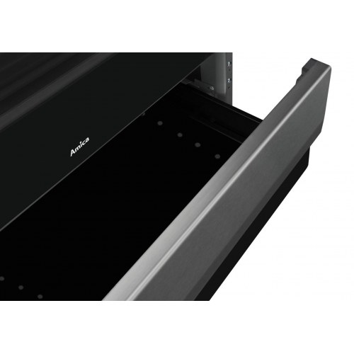 Amica 57IE3.325HTaD(Xx) PIZZA fritstående induktionskomfur – sort/rustfrit stål, 50 cm